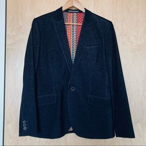 Ted Baker Blue Velvet Blazer